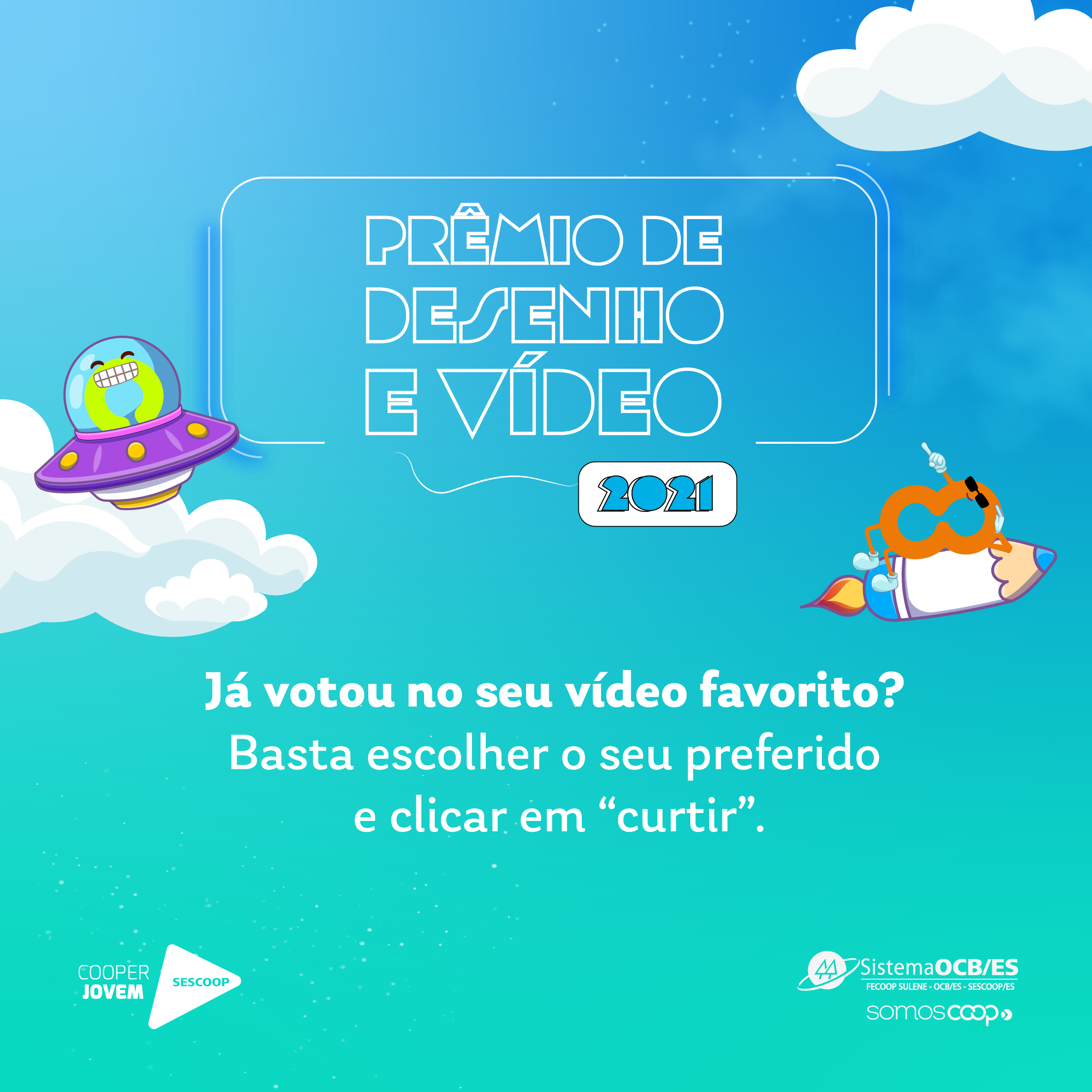 Prêmio de Desenho e Vídeo: aberta votação popular para definir o vídeo  vencedor | Sistema OCB/ES